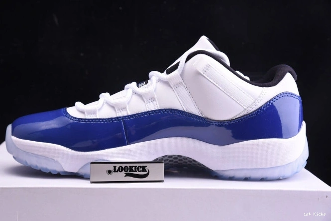 1st Kicks Retro Jordan Low AH7860- White Concord 677 Air ModernLook 11 1115